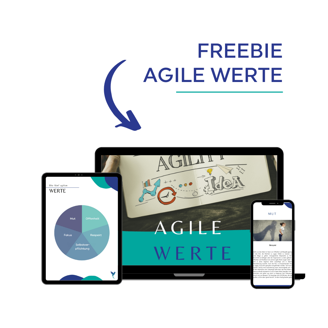 Agile Werte Freebie als Mockup