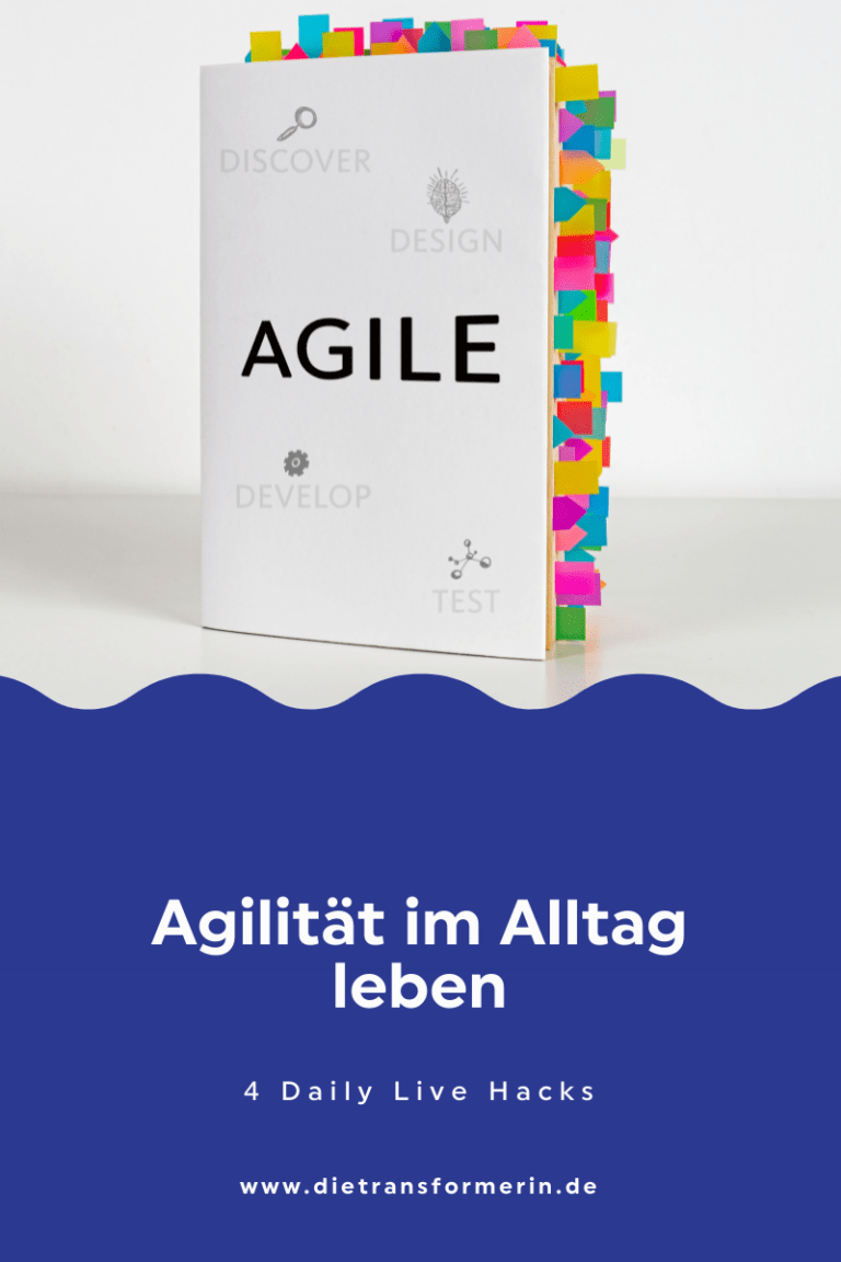 Agiles Buch mit Post Its